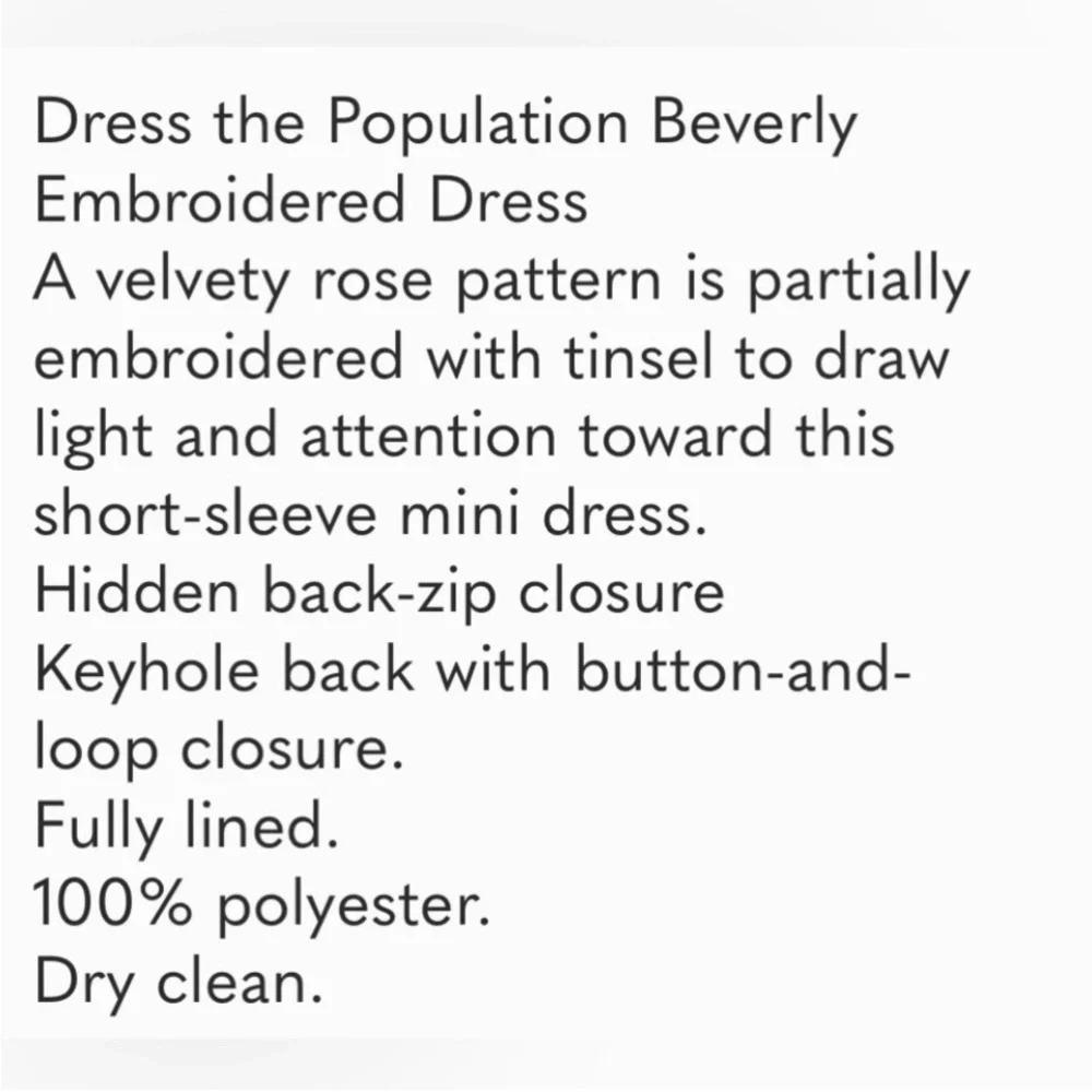 DRESS THE POPULATION DRESS - Picture 8 of 9